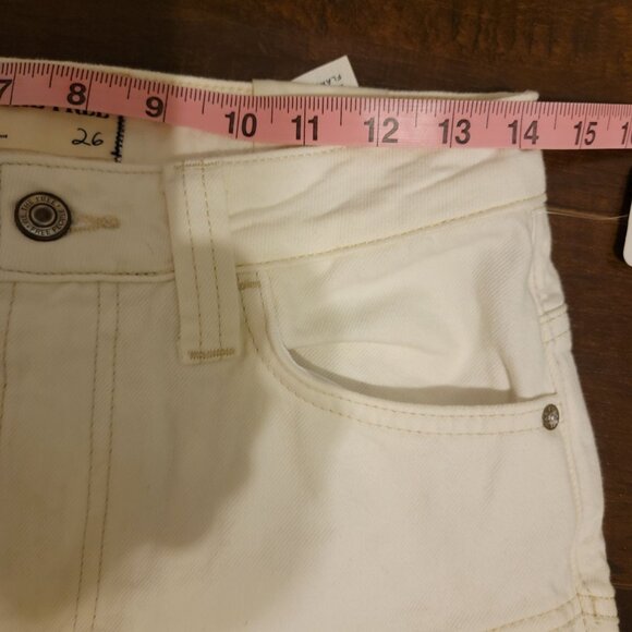 Free People Pandora Wide Leg Jeans Womens 26 Heavenly Boho Cottage Whimsical - Picture 6 of 8